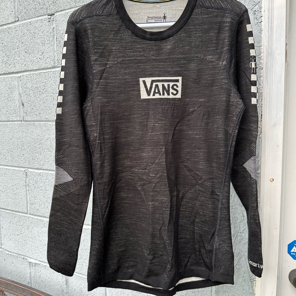 Smartwool Vans collaboration Black IntraKnit 200 Top